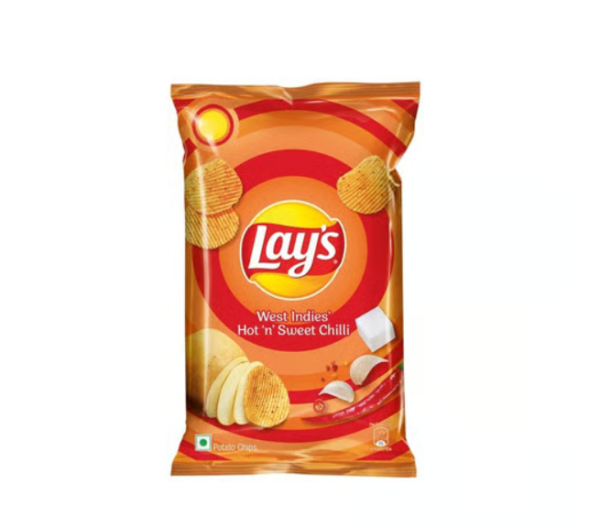Lay's West Indies Hot 'n' Sweet Chilli Potato Chips 80gm